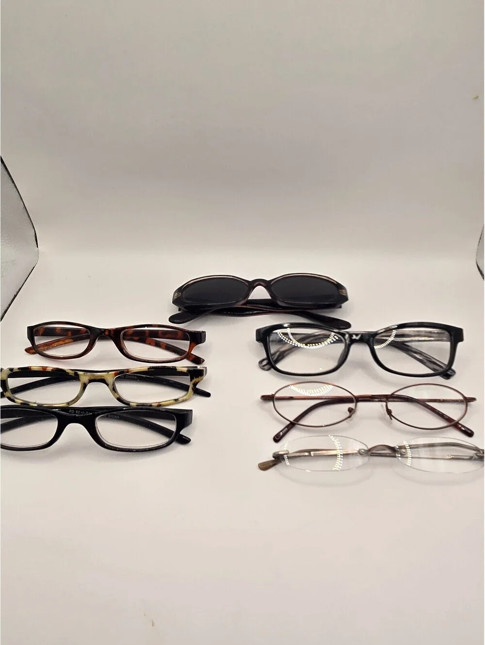 Set of 7 Mixed Style Eyeglasses and Sunglasses Frames